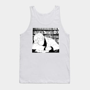 Banana Fish - Ash Sleeping in the Library Tank Top